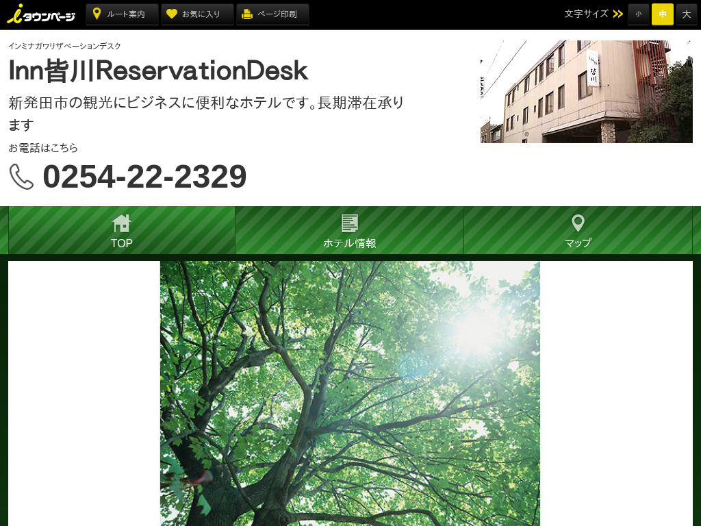 Ｉｎｎ皆川ＲｅｓｅｒｖａｔｉｏｎＤｅｓｋ